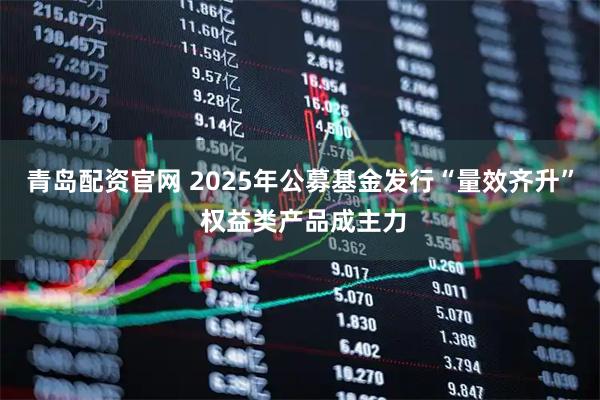青岛配资官网 2025年公募基金发行“量效齐升” 权益类产品成主力